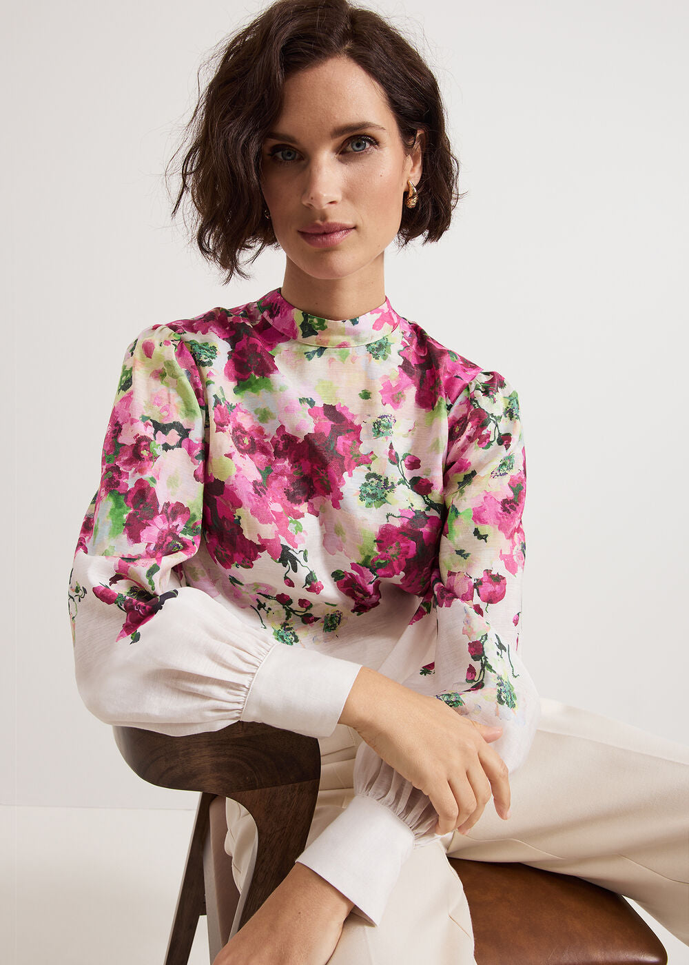 Winnie Floral Top - Multi-Coloured