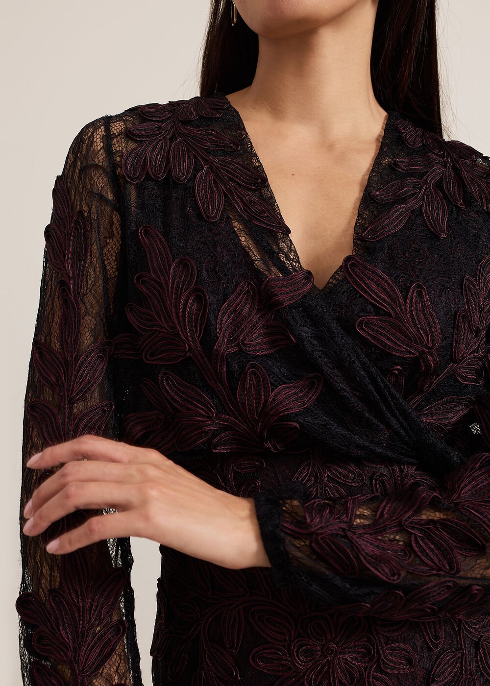Montee Cover Up - Burgundy