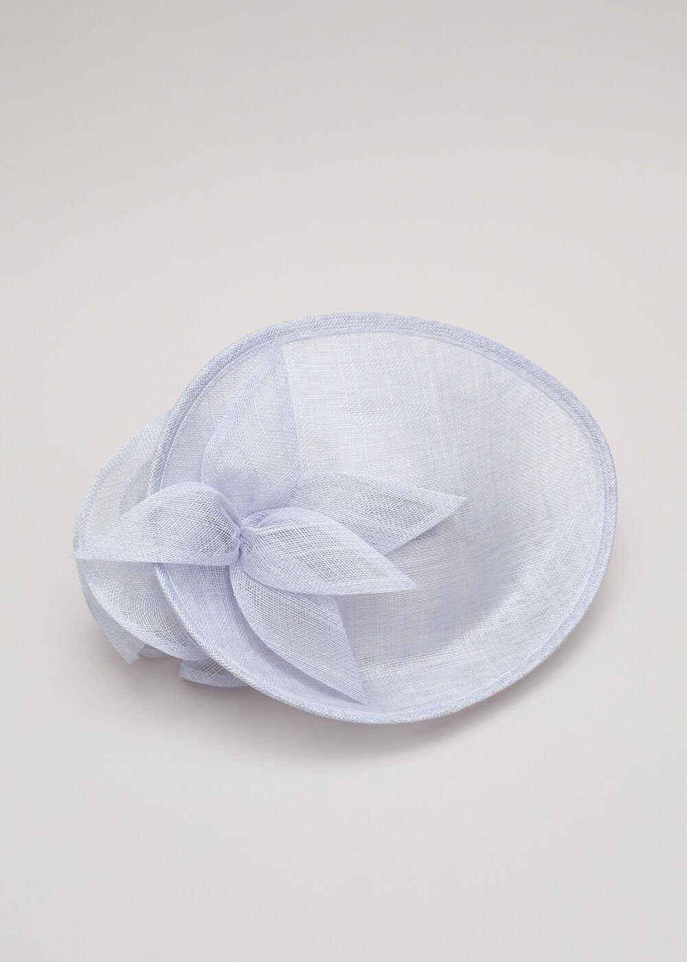 Blue Oval Fascinator - Pale Blue