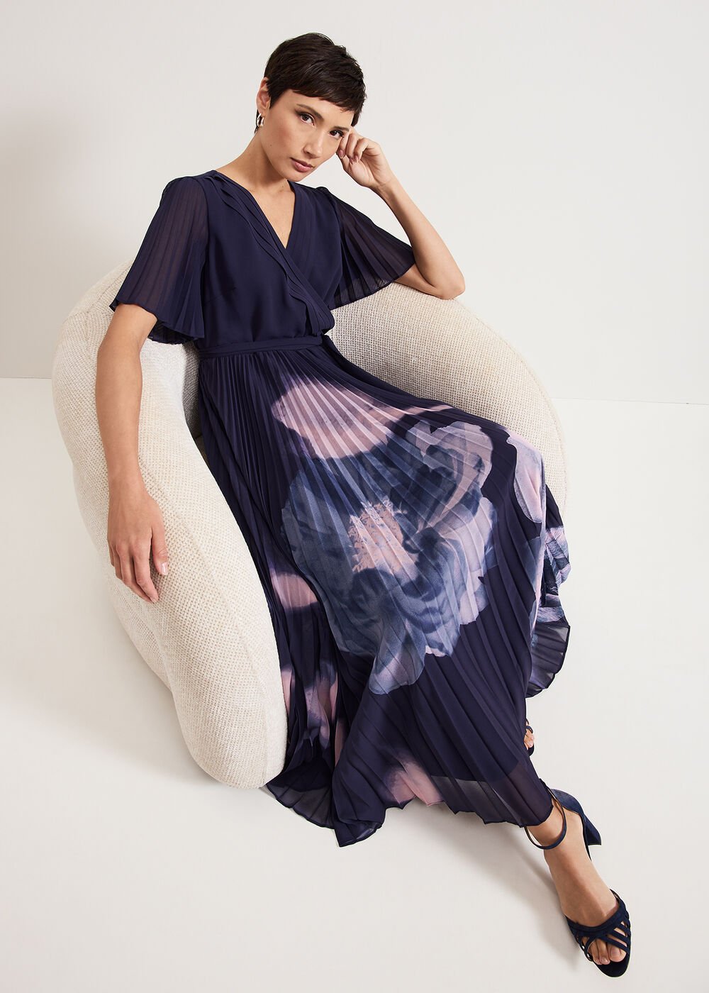 Abigail Maxi Dress - Navy