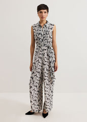 Janine Jumpsuit - Navy/Ivory