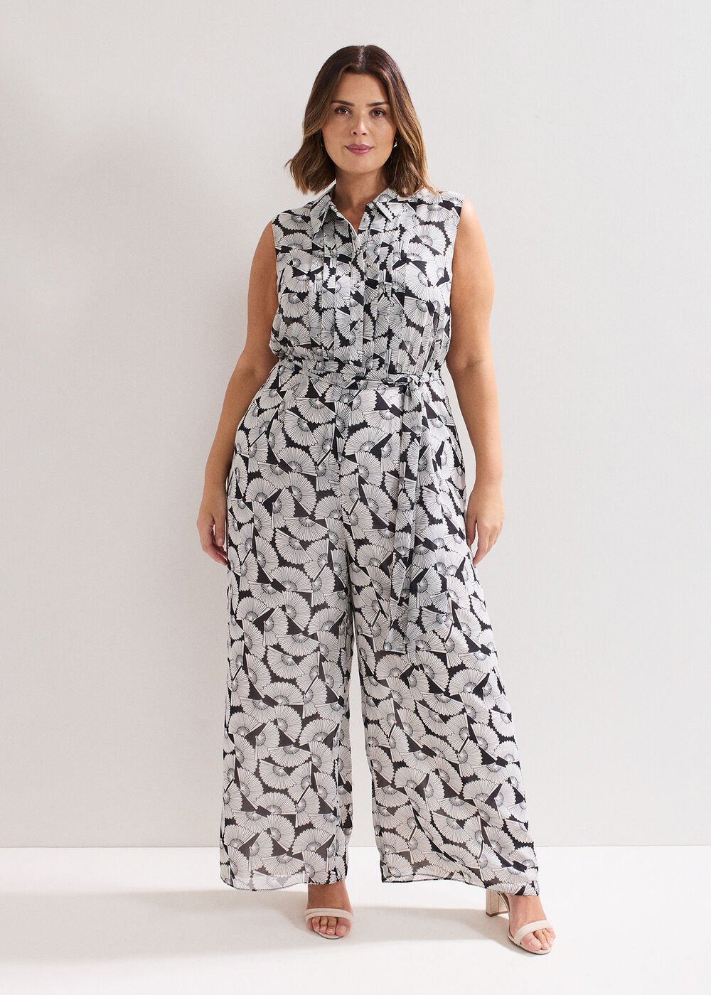 Janine Jumpsuit - Navy/Ivory