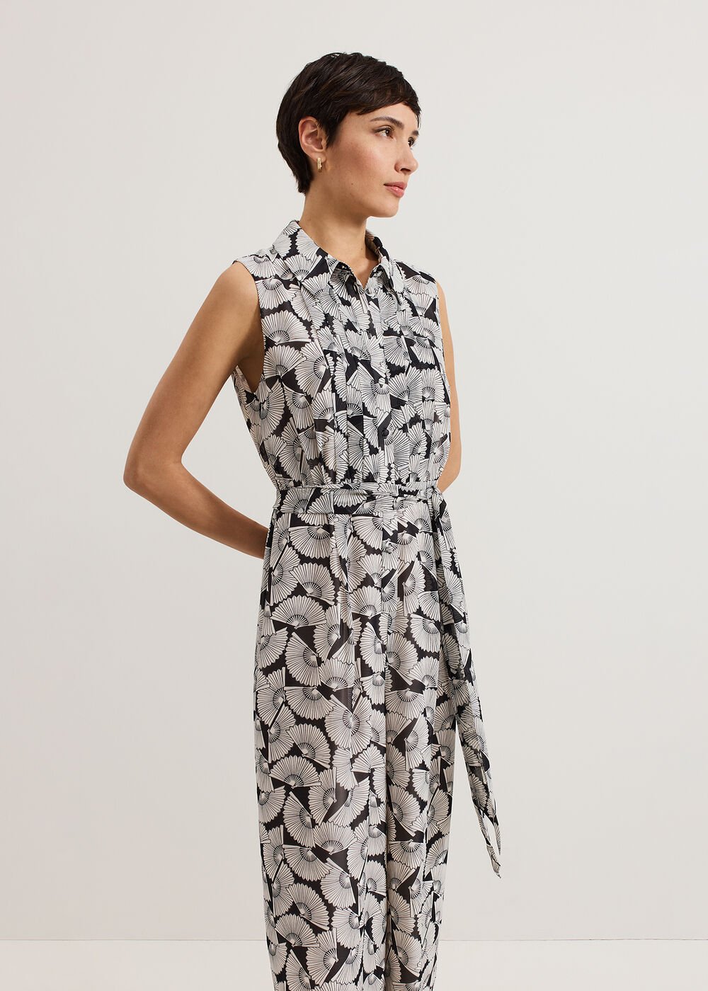Janine Jumpsuit - Navy/Ivory