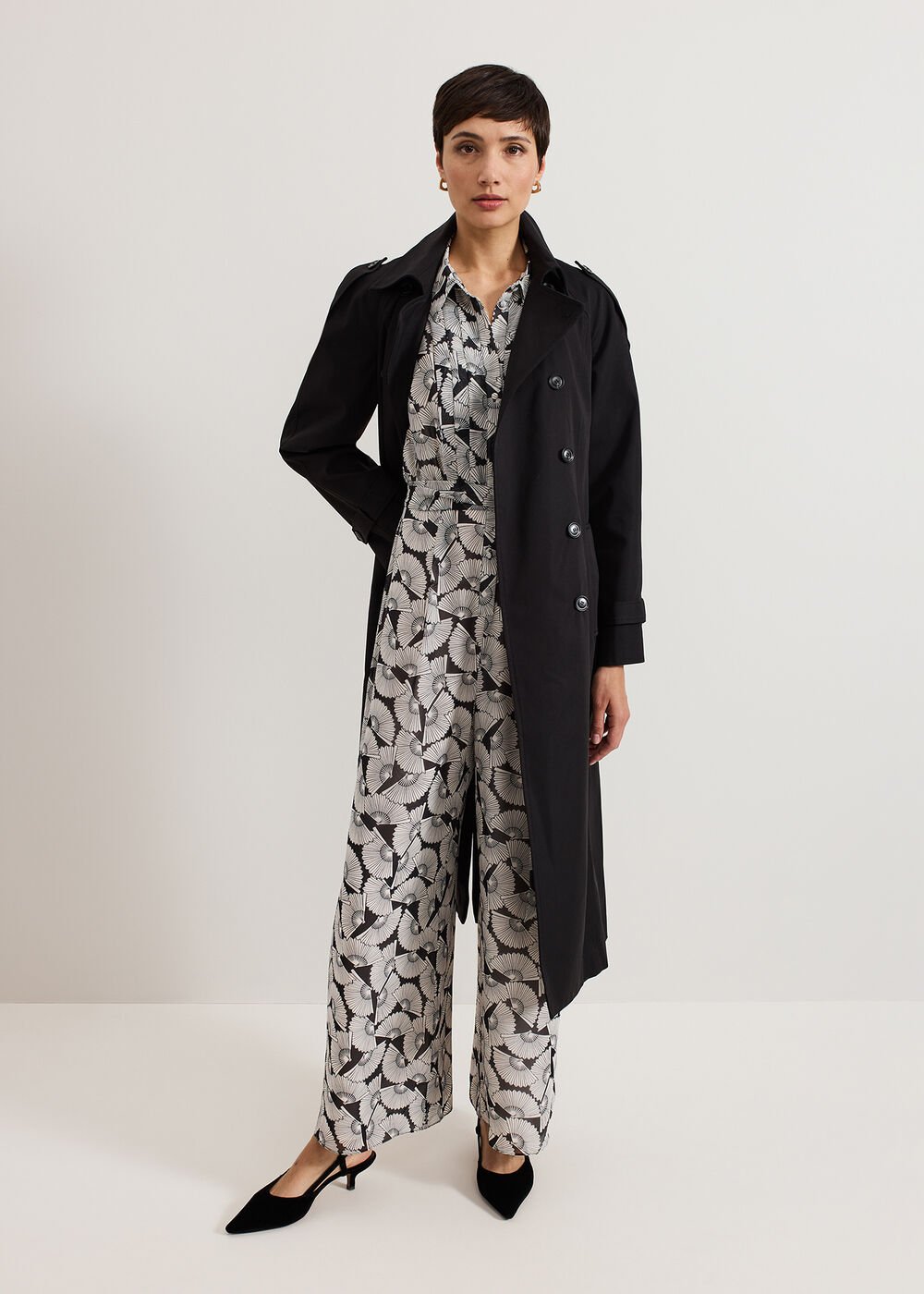 Janine Jumpsuit - Navy/Ivory