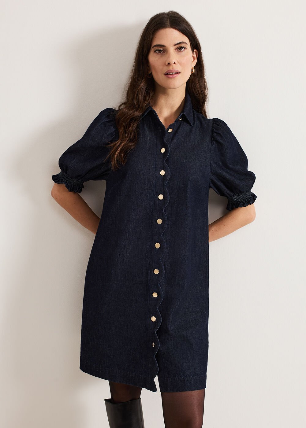 Candice Denim Dress - Indigo