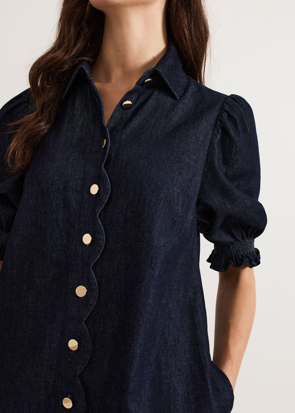 Candice Denim Dress - Indigo