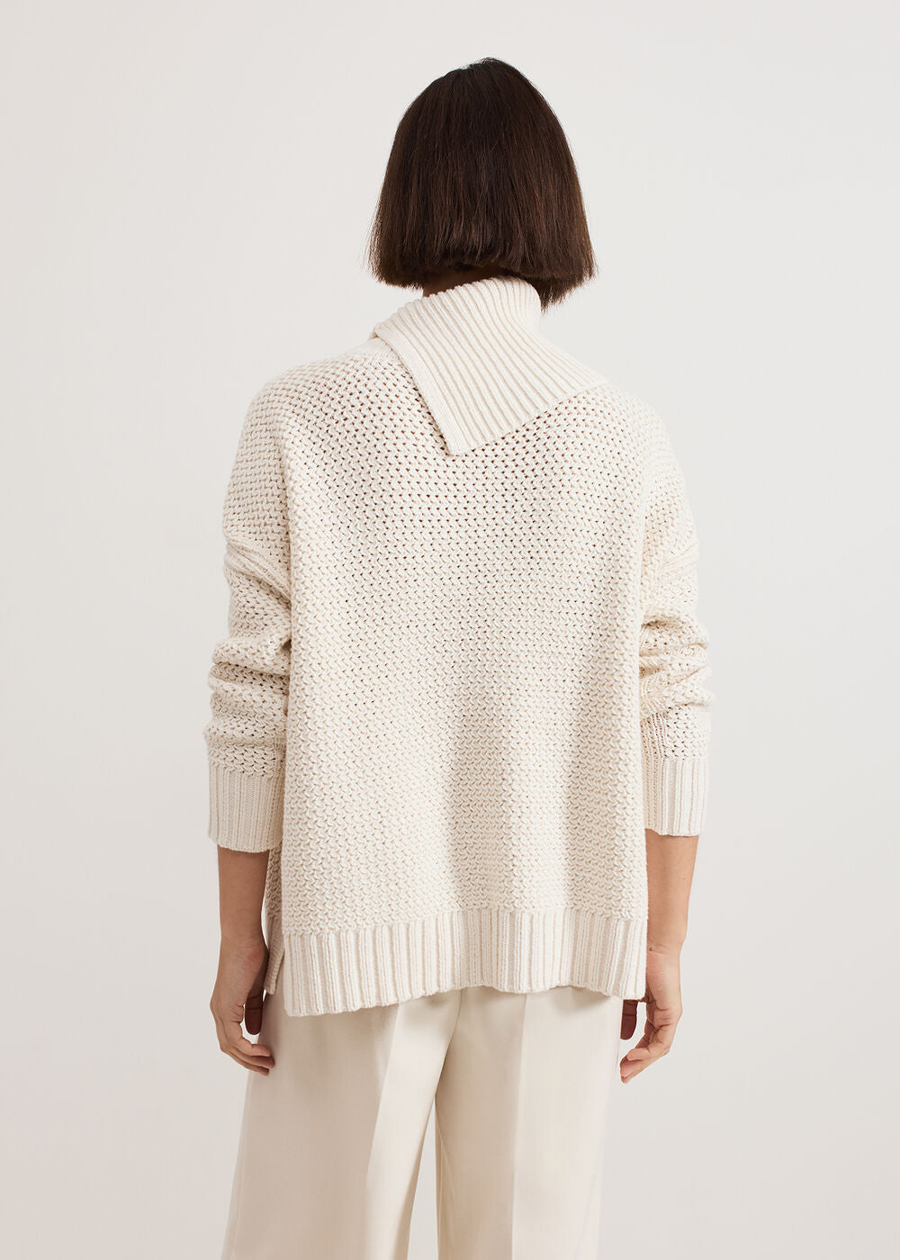 Jean Textured Jumper - Ivory