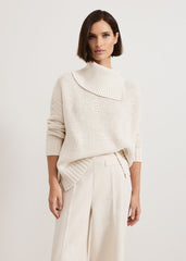 Jean Textured Jumper - Ivory