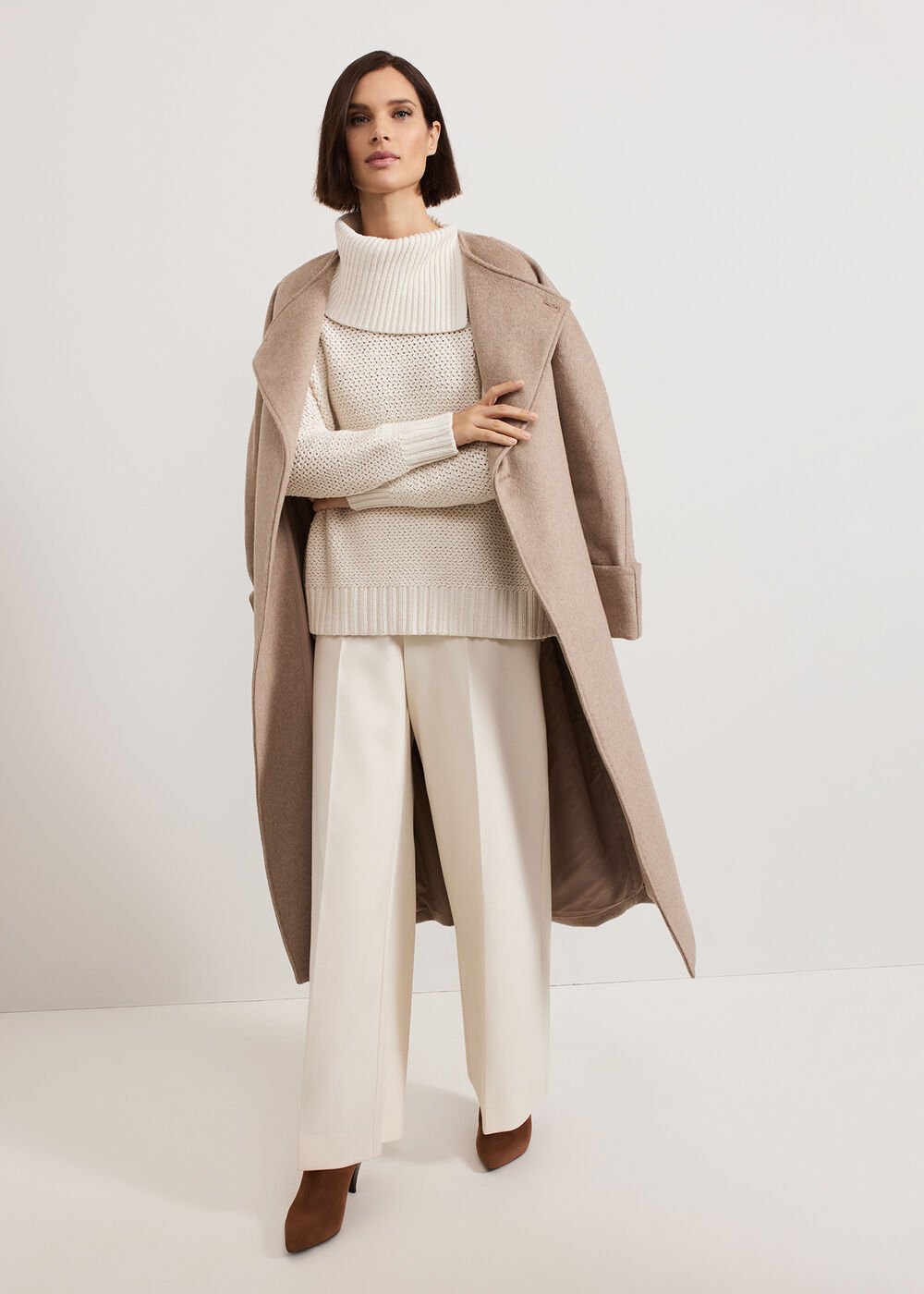 Jean Textured Jumper - Ivory