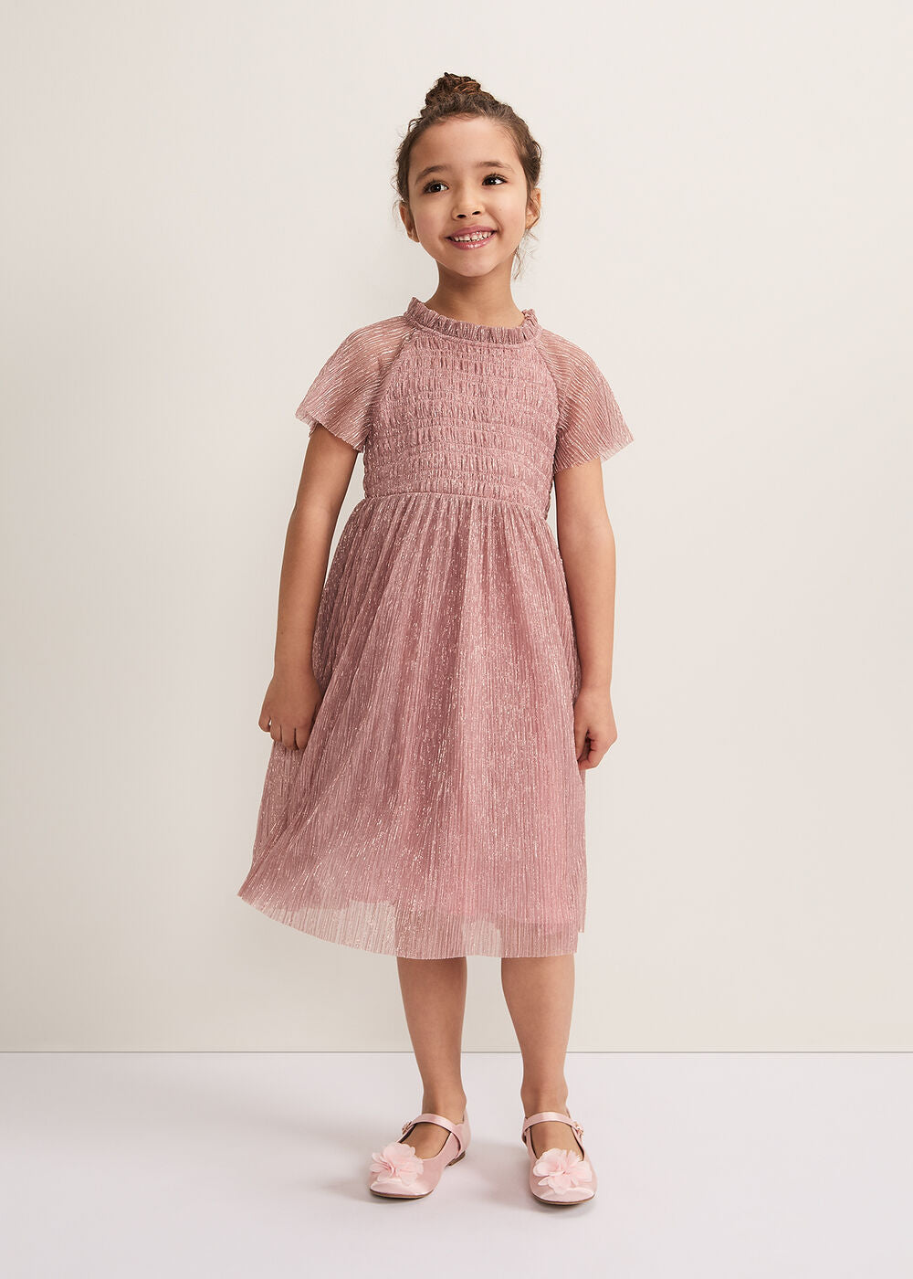 Evangeline Dress - Pale Pink