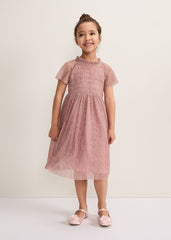 Evangeline Dress - Pale Pink