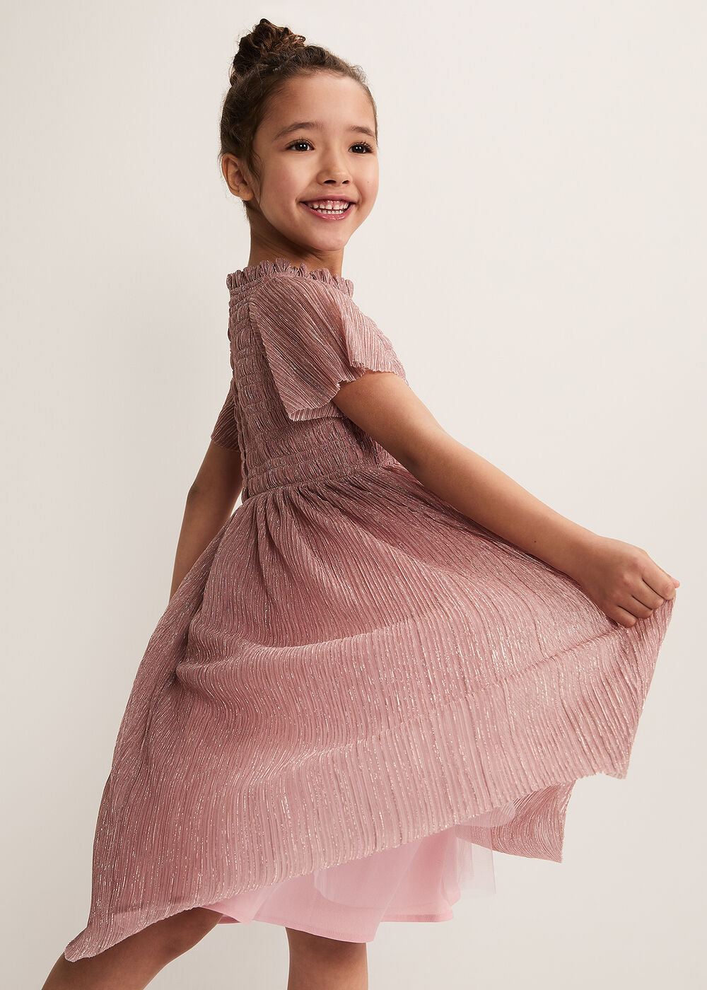 Evangeline Dress - Pale Pink
