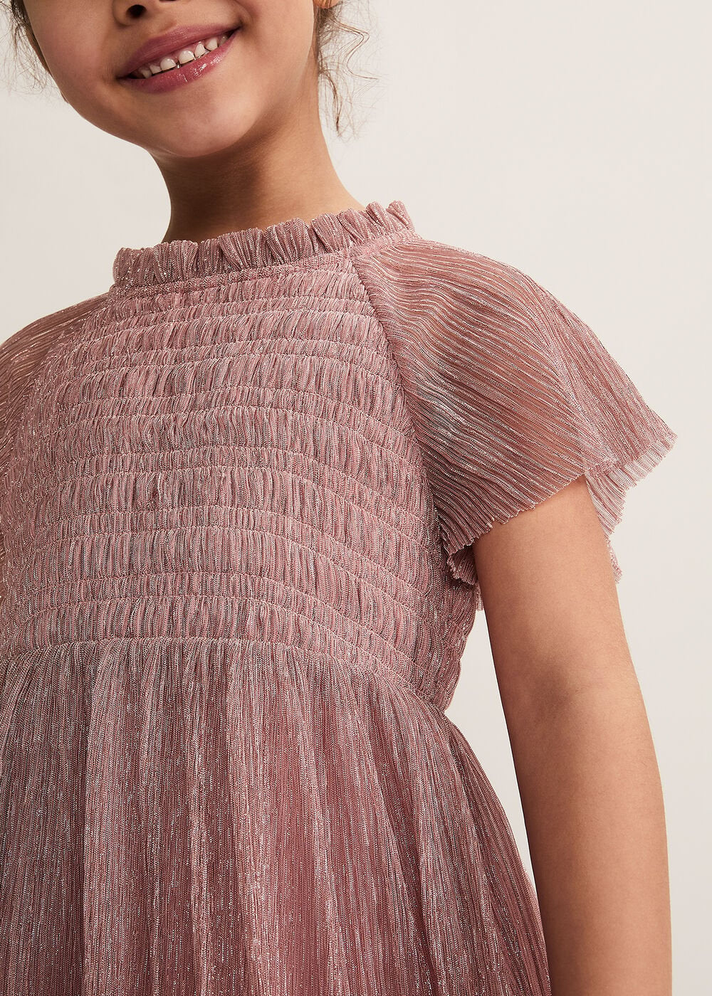 Evangeline Dress - Pale Pink