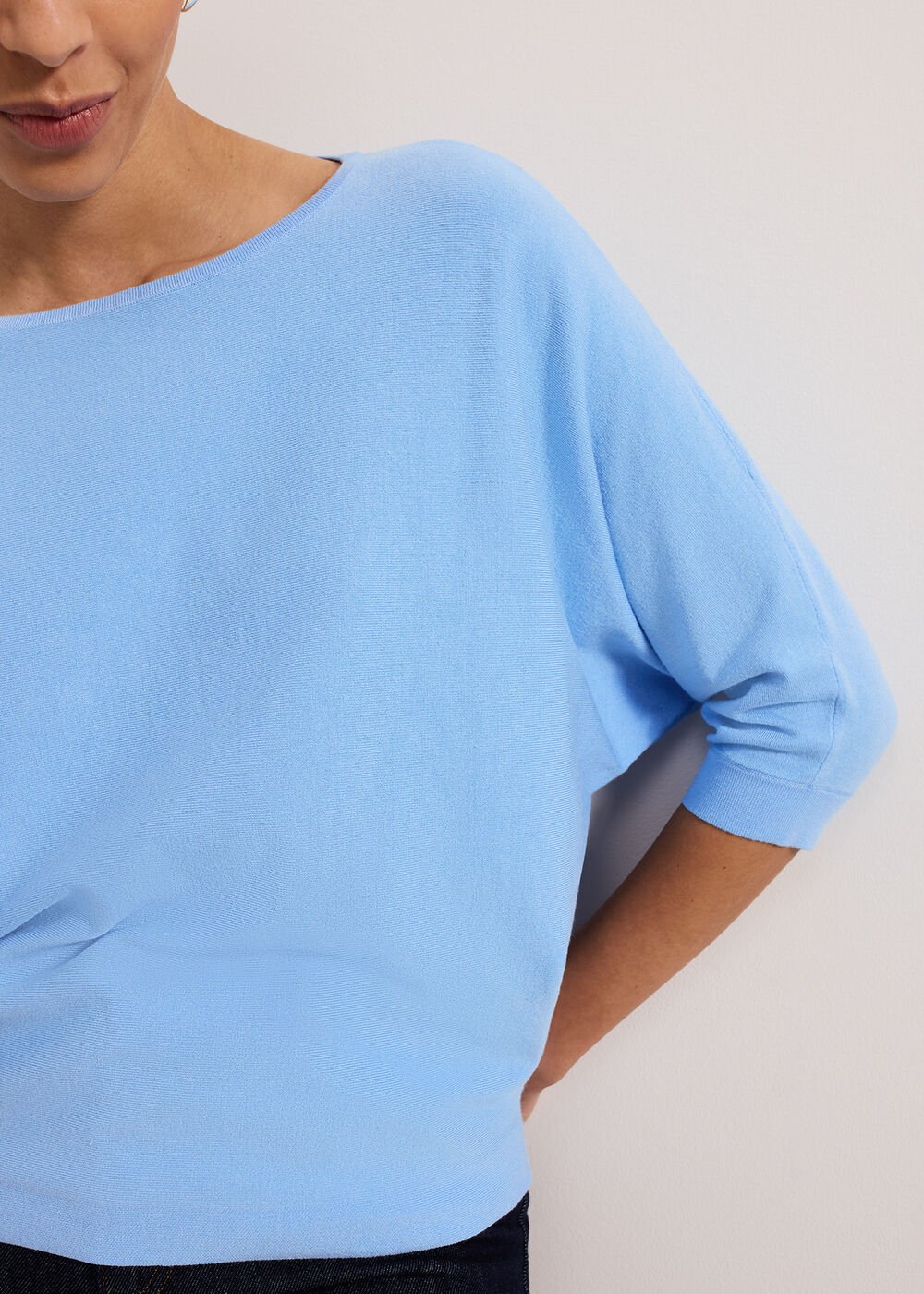 Cristine Knit Jumper - Blue