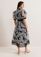 Skylar Midi Dress - Navy