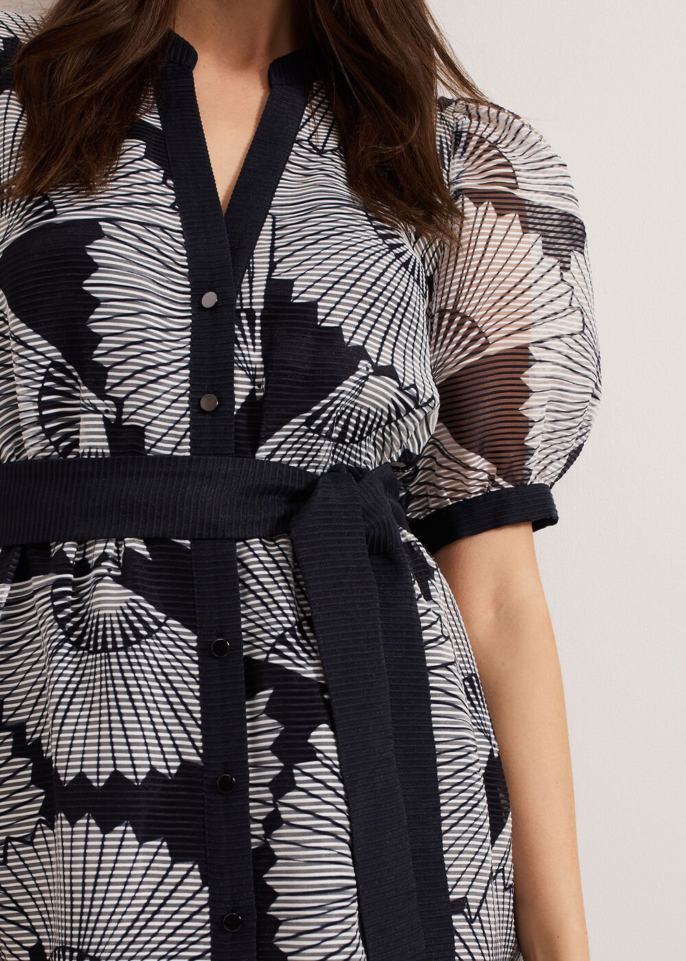 Skylar Midi Dress - Navy