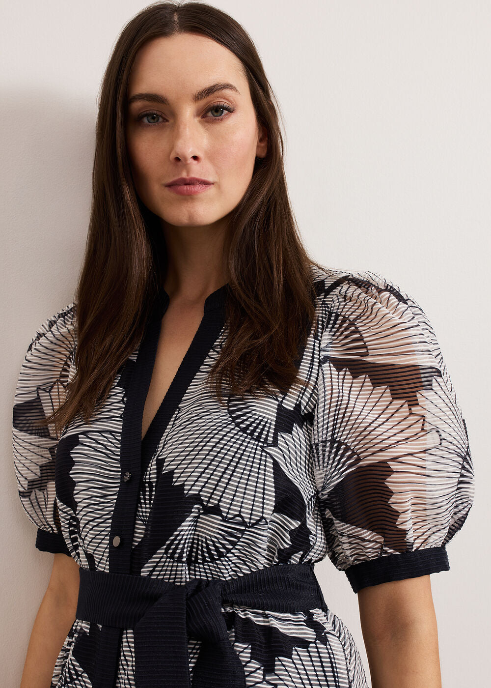 Skylar Midi Dress - Navy