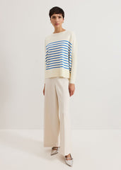 Sadie Stripe Jumper - Blue
