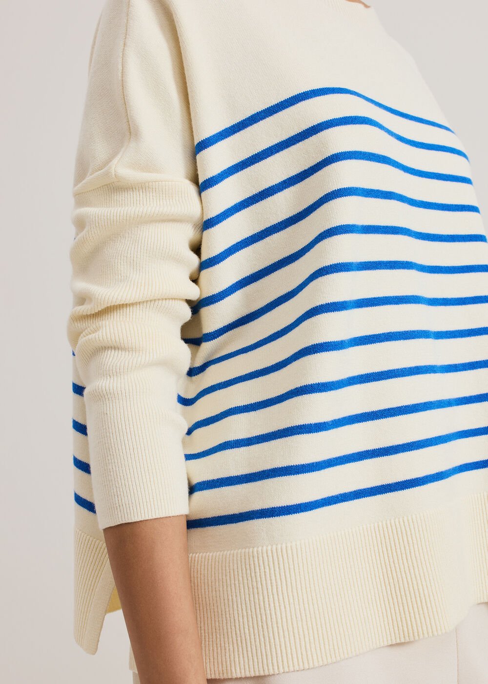 Sadie Stripe Jumper - Blue