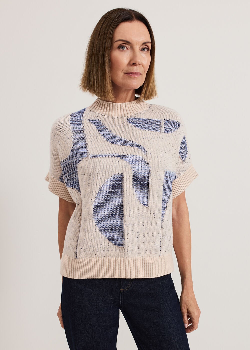 Sara Geo Tabard - Blue
