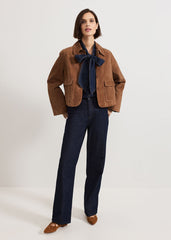 Indira Suede Jacket - Tan