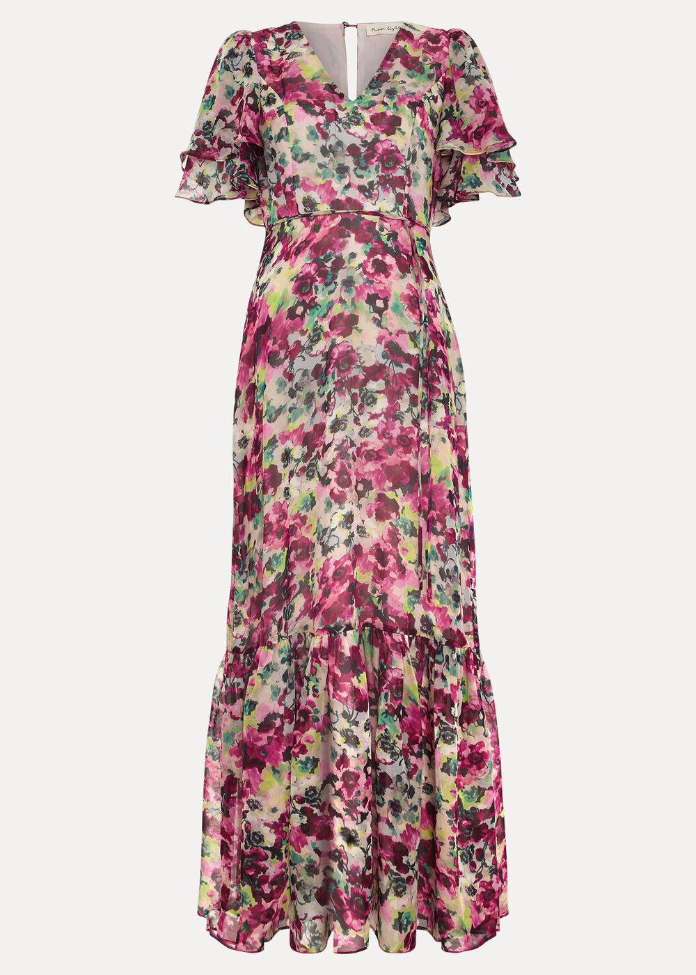 Violet Floral Dress - Multi