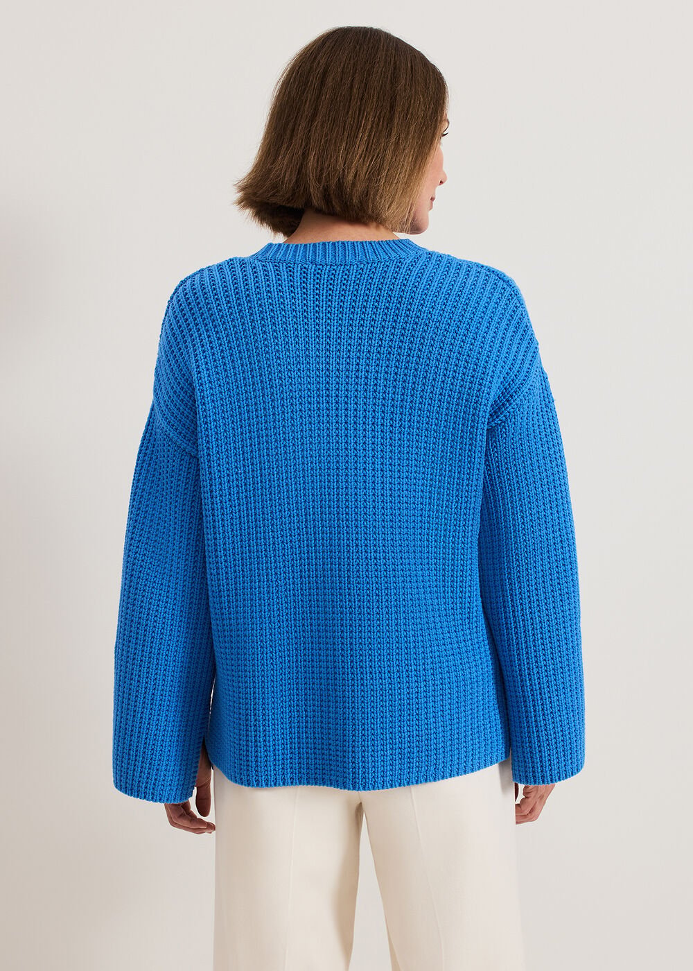 Gabby Textured Knit - Blue