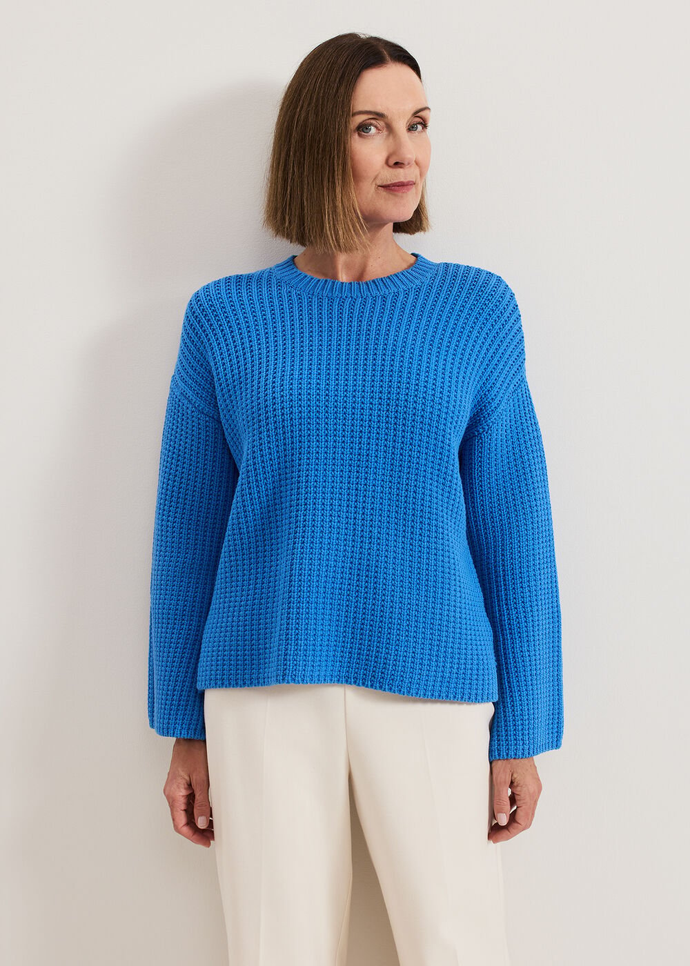 Gabby Textured Knit - Blue