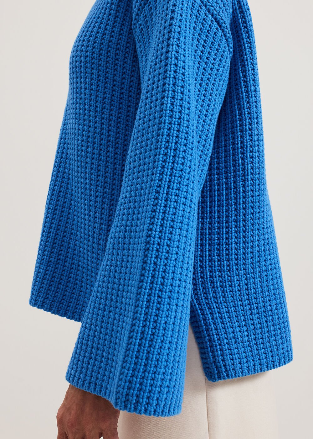 Gabby Textured Knit - Blue