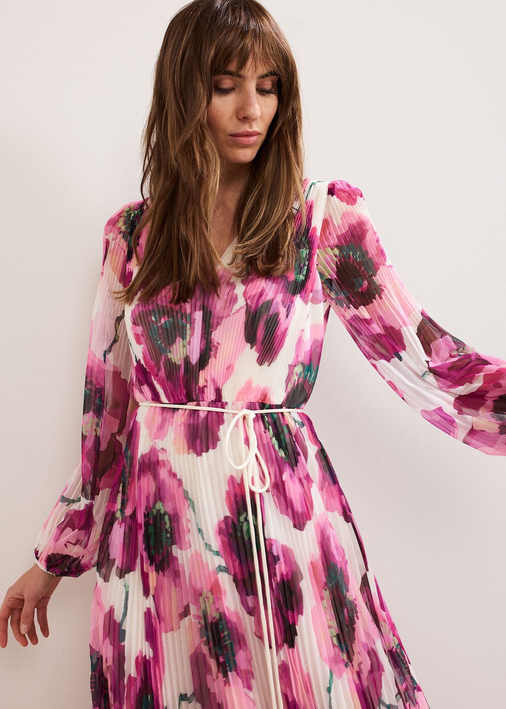 Natalia Floral Maxi Dress - Pink