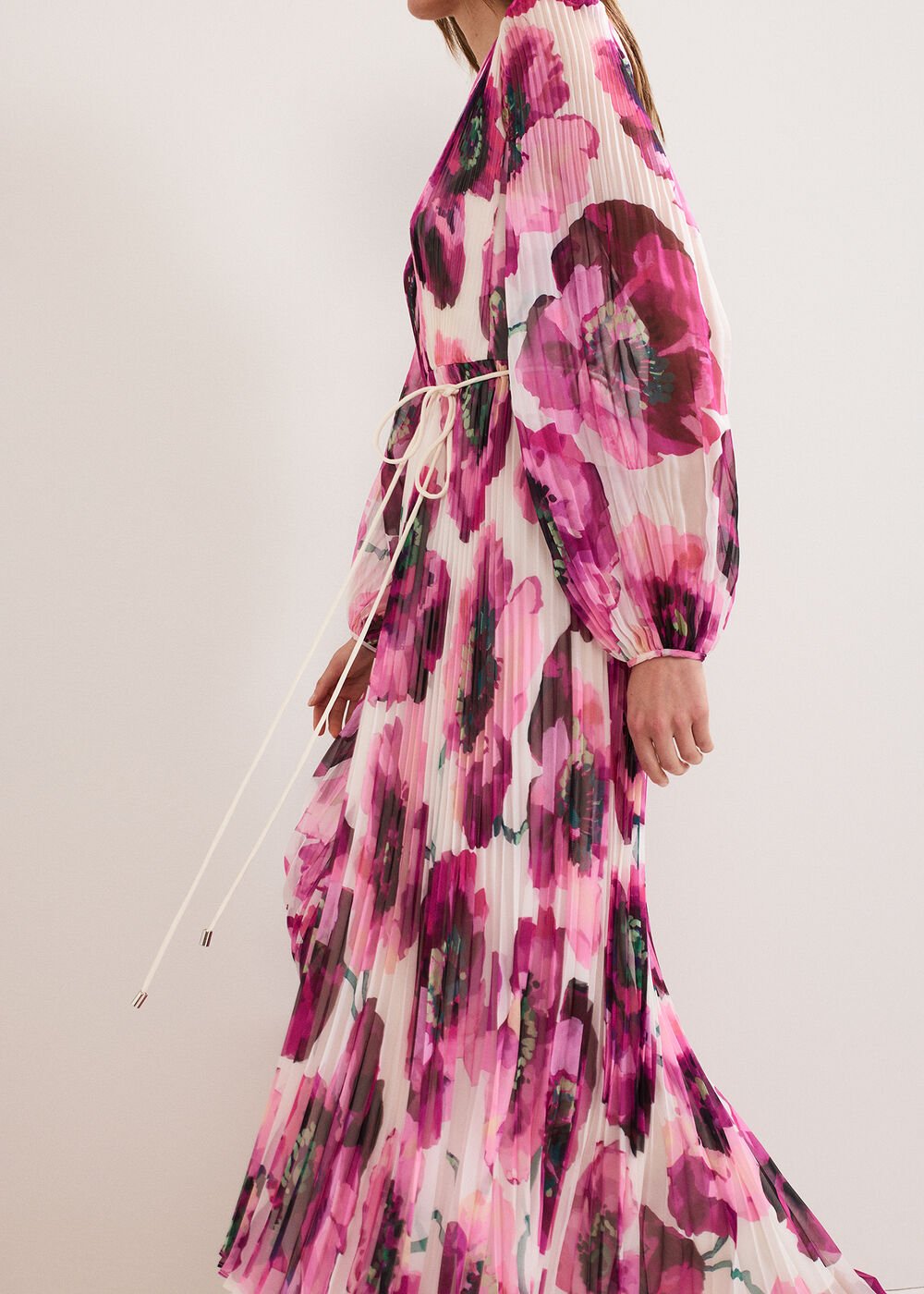 Natalia Floral Maxi Dress - Pink