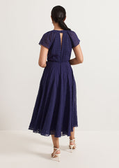 Petite Gwen Dress - Navy