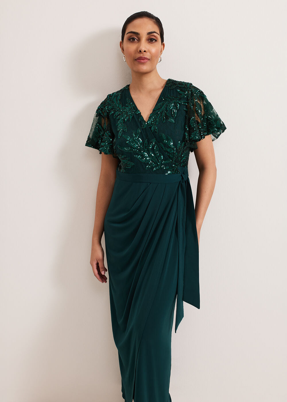 Petite Minty Dress - Dark Green
