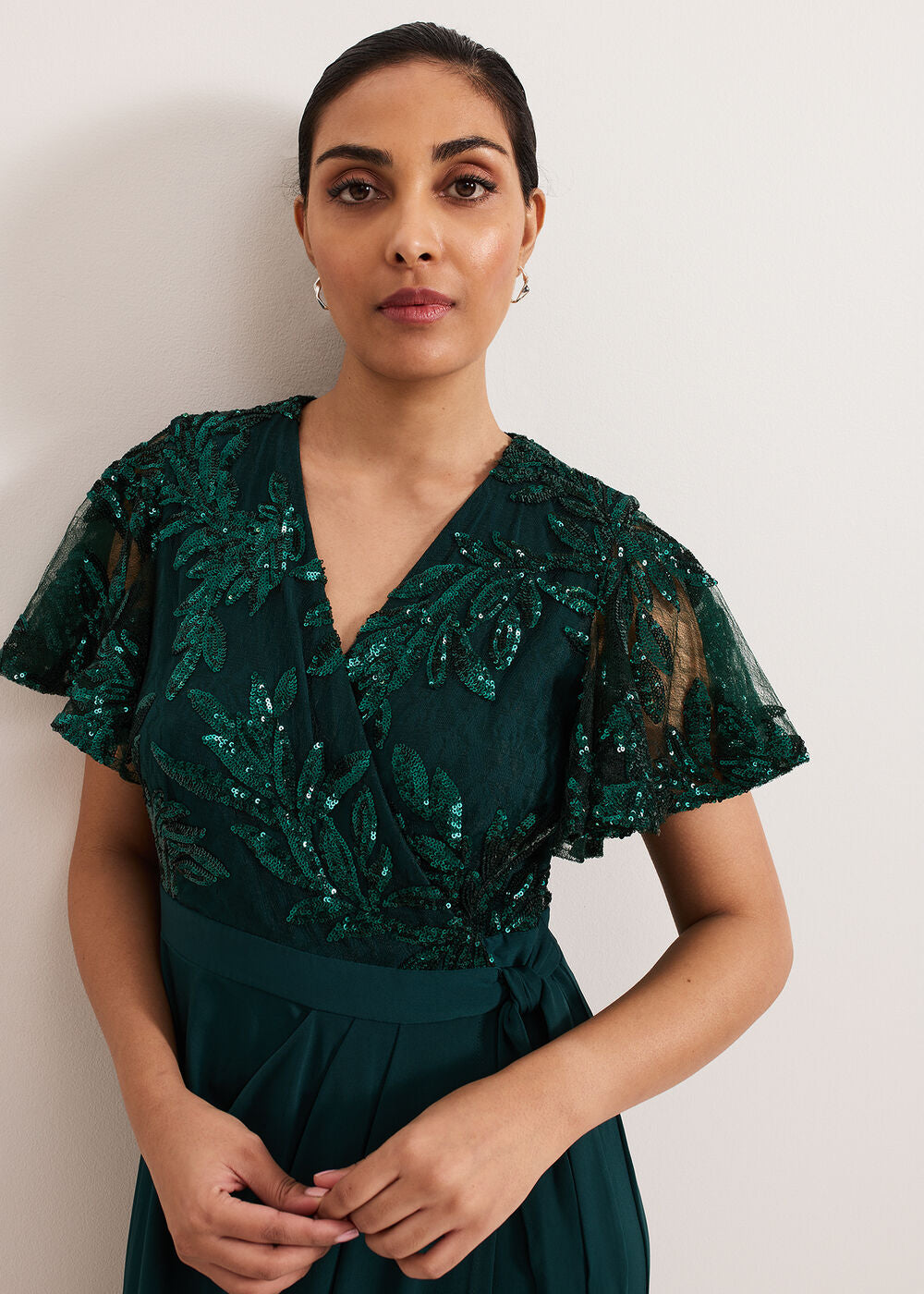 Petite Minty Dress - Dark Green