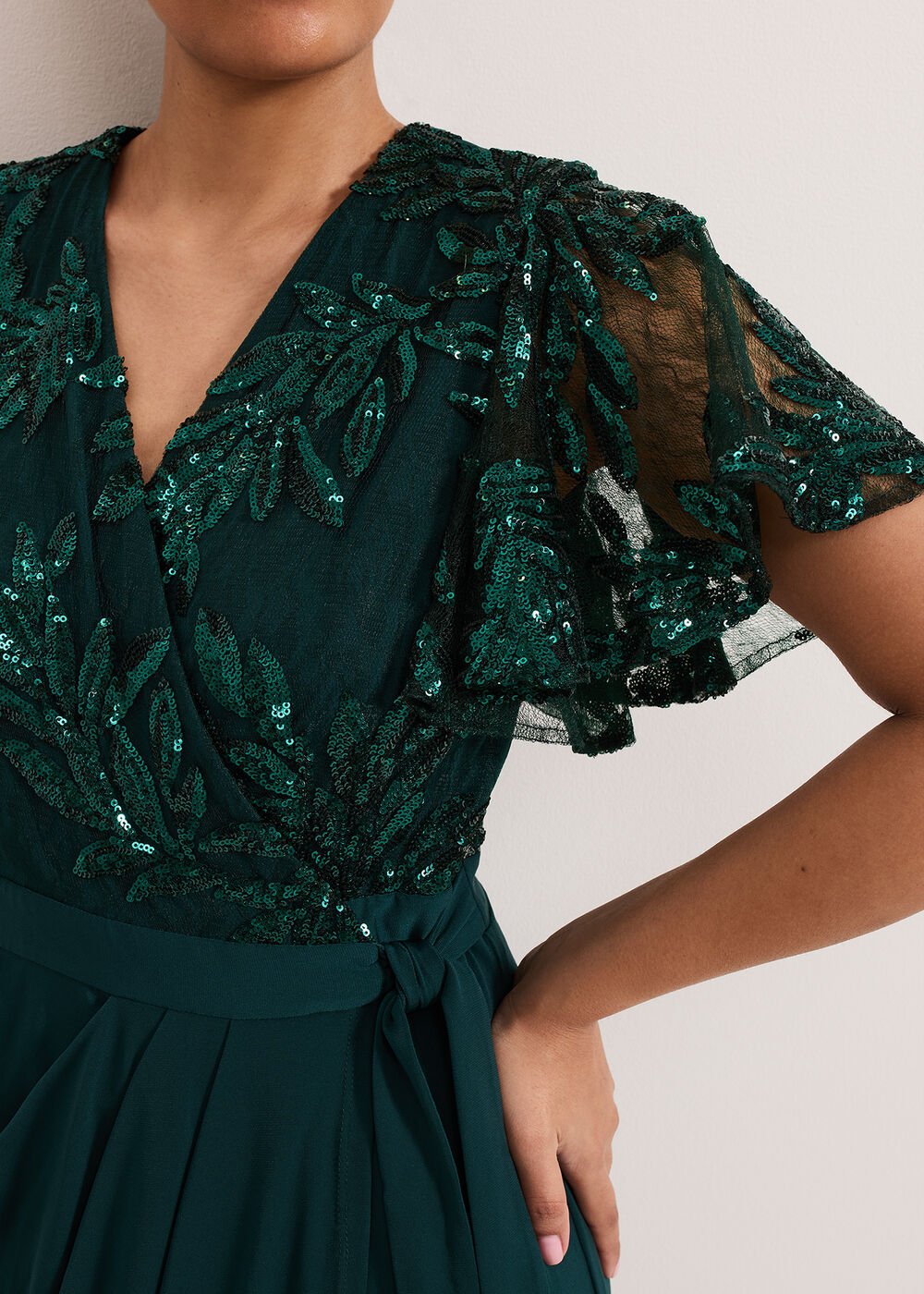 Petite Minty Dress - Dark Green