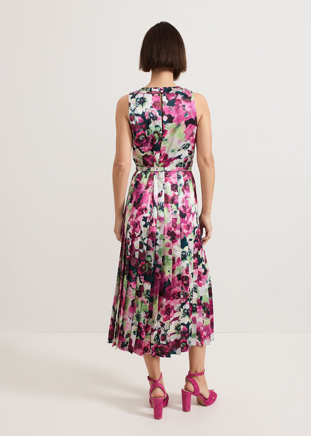 Janina Floral Dress - Multi-Coloured