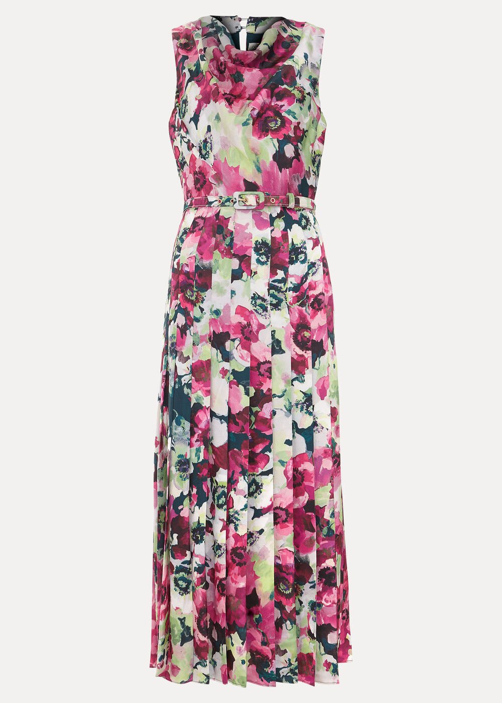 Janina Floral Dress - Multi-Coloured