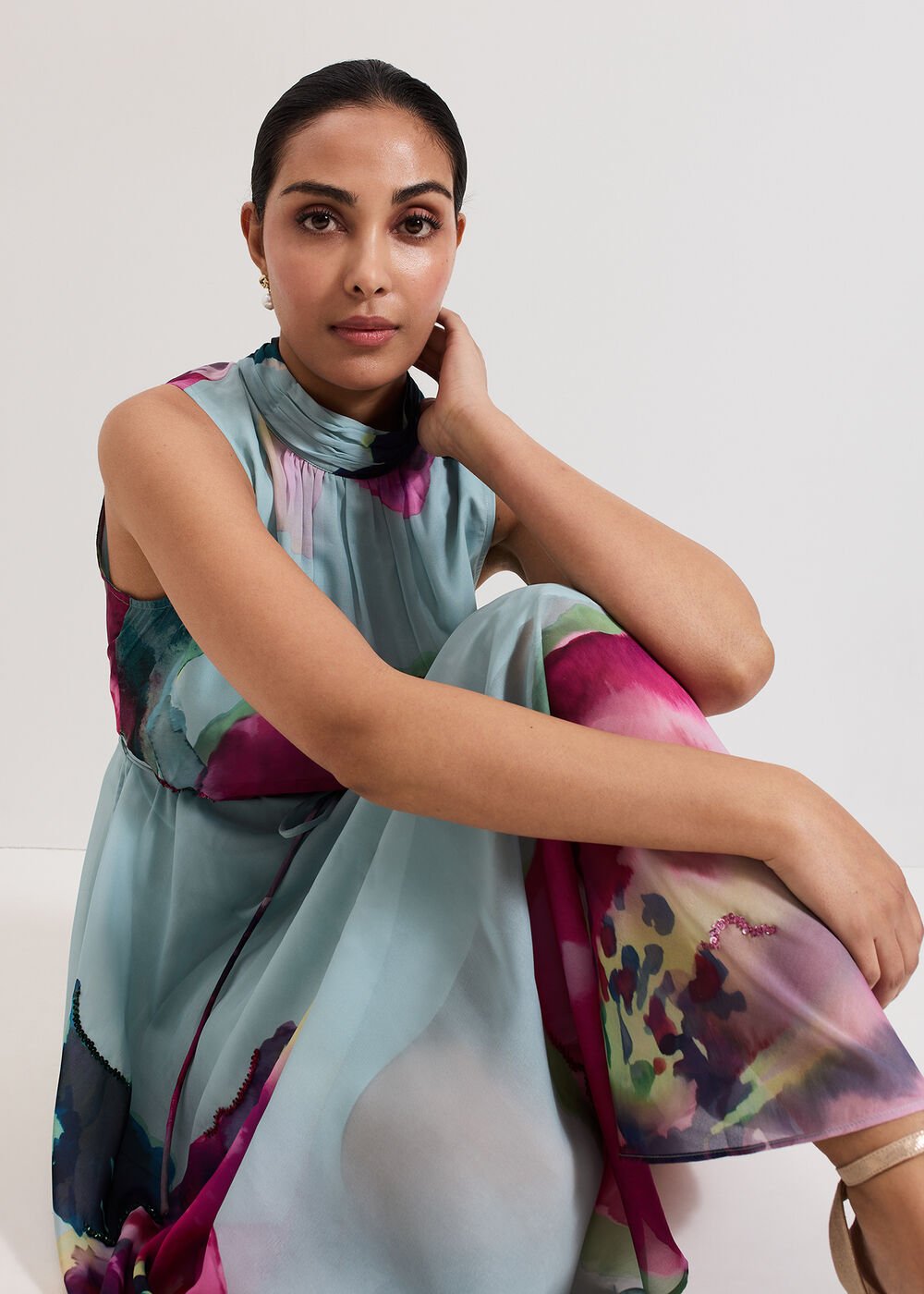 Petite Tahina Dress - Multi