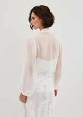Arabella Silk Cover Up - Ivory