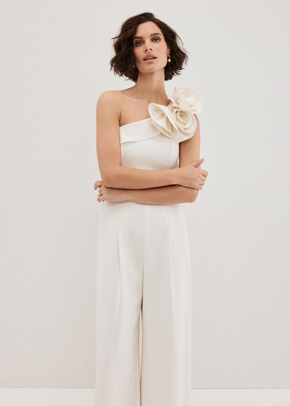 Tali Wedding Jumpsuit - Ivory