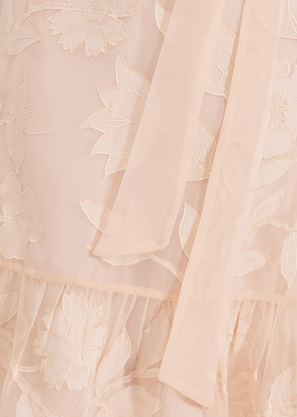 Chrissie Wrap Dress - Pale Pink
