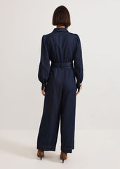 Gemma Denim Jumpsuit - Indigo
