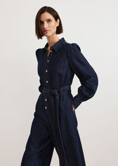Gemma Denim Jumpsuit - Indigo
