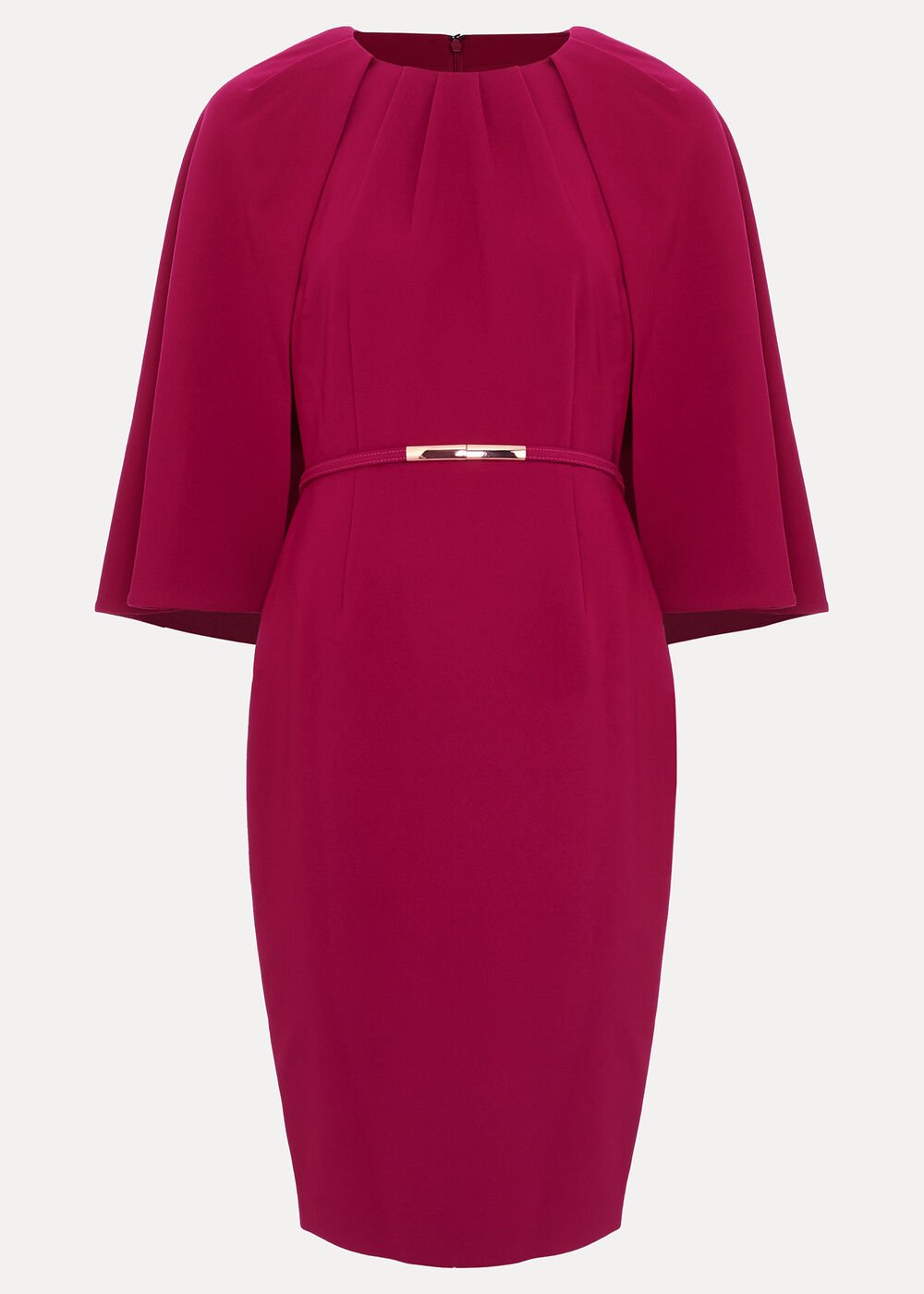 Veronica Cape Dress - Pink