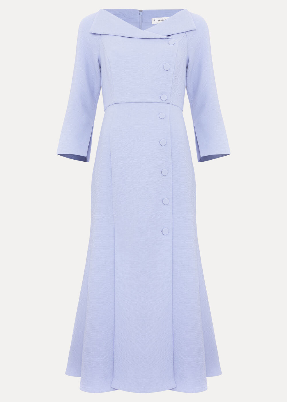 Sienna Tux Dress - Pale Blue