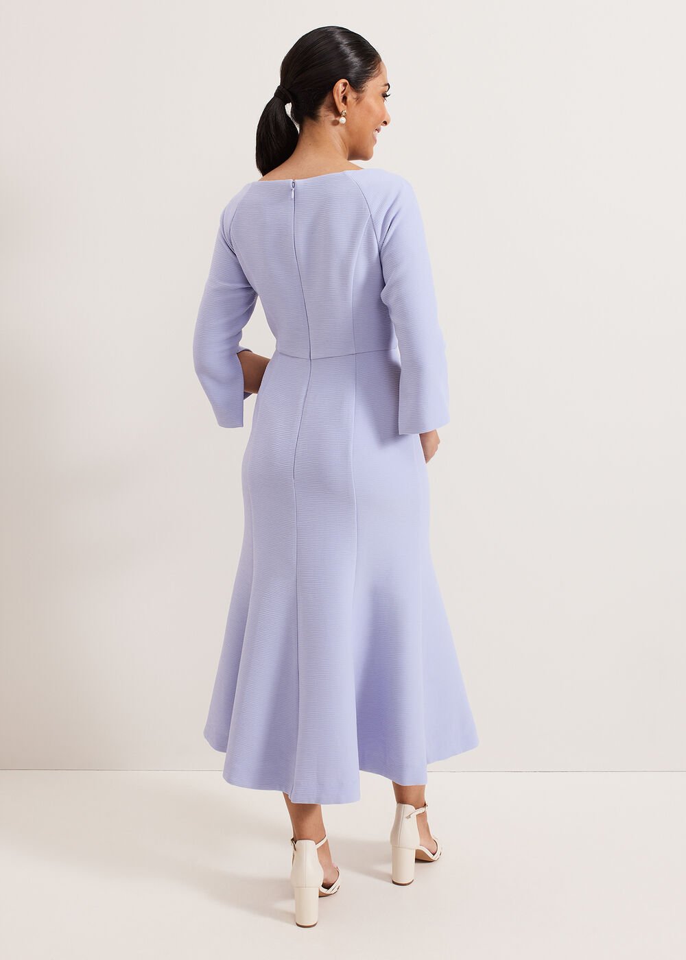 Petite Sienna Dress - Pale Blue