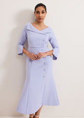 Petite Sienna Dress - Pale Blue