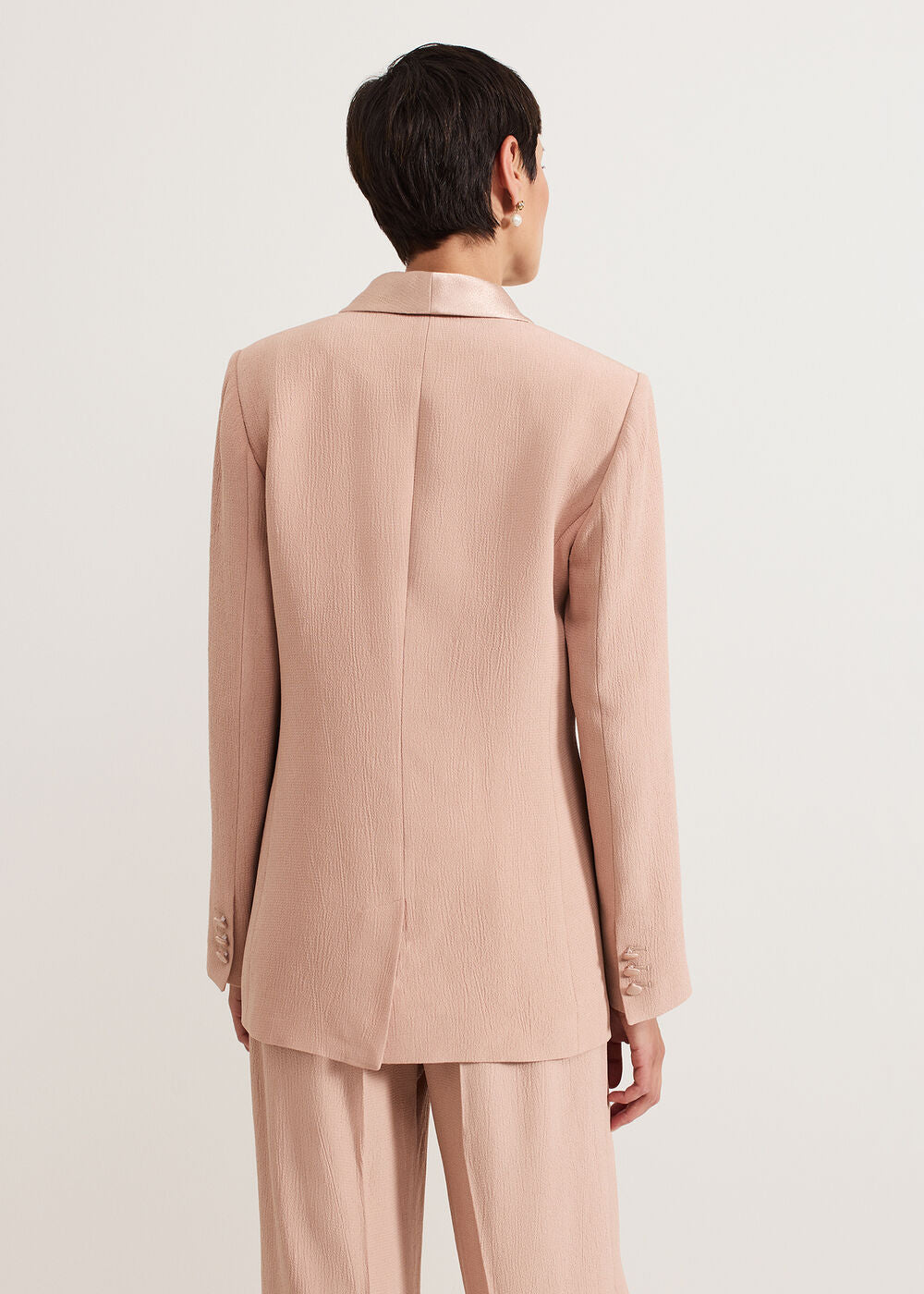 Jorja Suit Jacket - Pale Pink