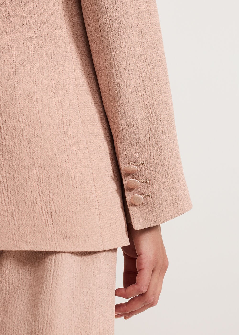 Jorja Suit Jacket - Pale Pink