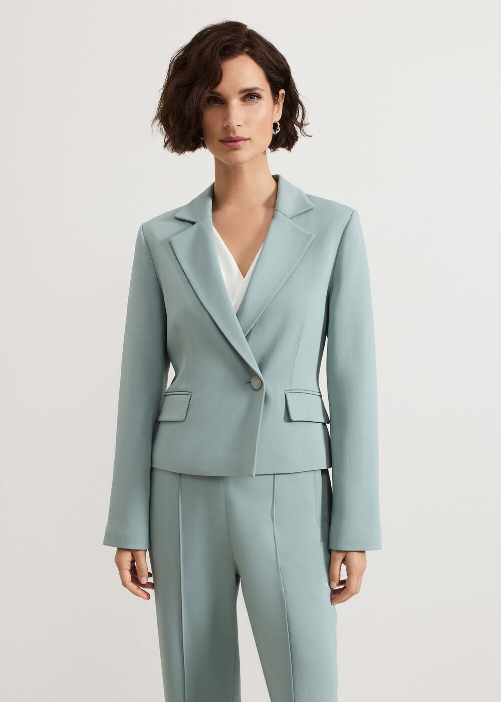 Bowen Suit Jacket - Eau De Nil